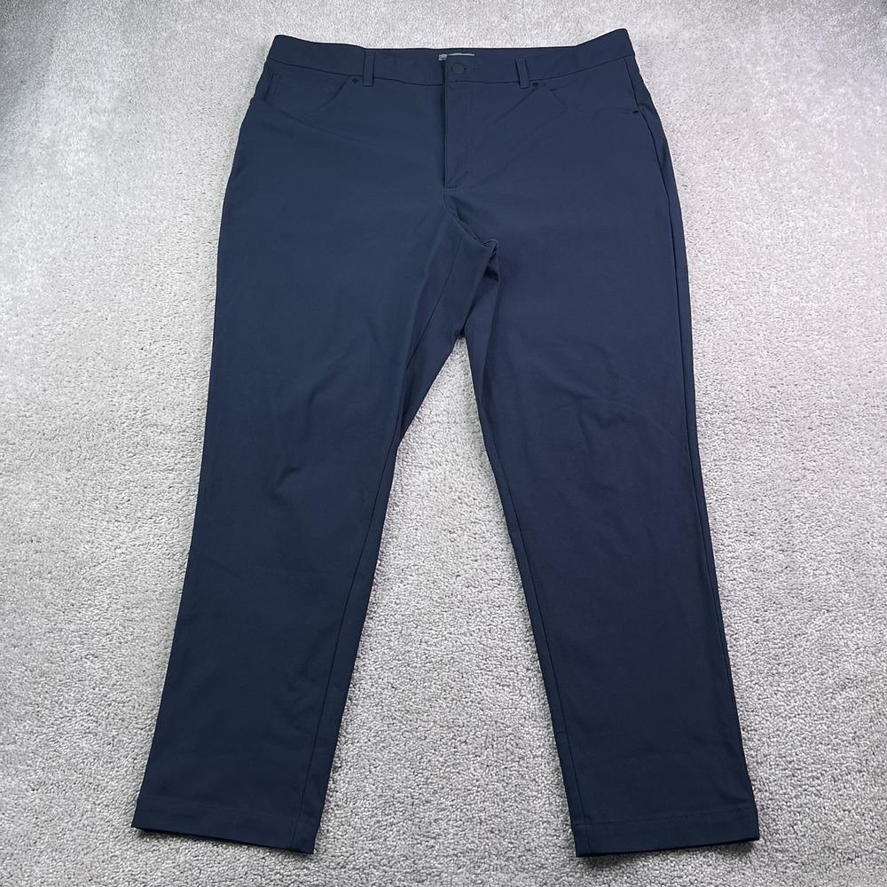 VRST Pants Mens 40x30 Blue Slim Fit Limitless 5 Pocket Golf Performance Tech